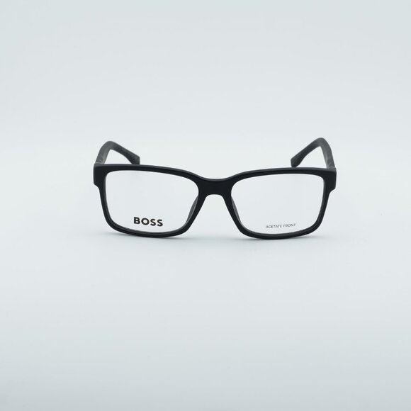 Hugo BOSS 0831/IT 0DL5 00 Eyeglasses Matte Black Rectangle 55mm Frame - Picture 6 of 9